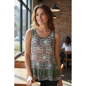 FIRE LOS ANGELES WOMENS MEDUIM SHEER BLOUSE